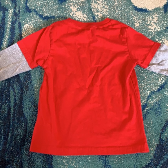 2T Lucky, Long Sleeve Shirt, Red - Picture 5 of 6